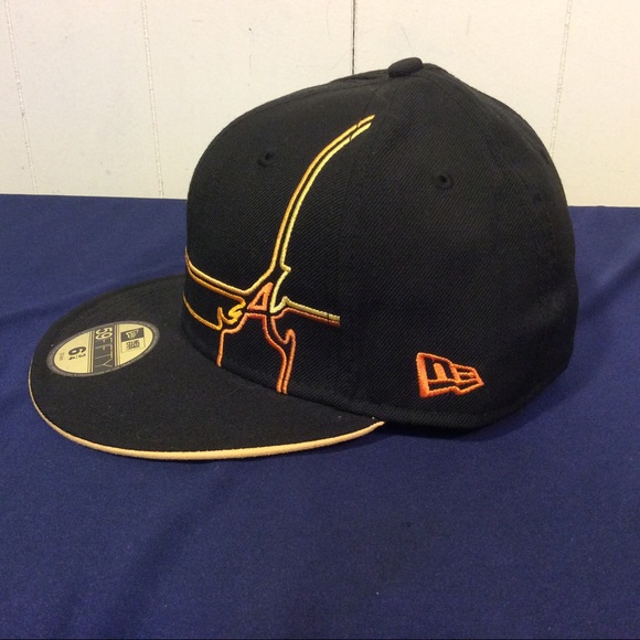 Atlanta Braves New Era 59 Fifty Baseball Hat Size 6 3/4 - Picture 2 of 7